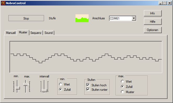 NobraControl 2.0 - Muster-Generator NobraControl 2.0 Modul zur Muster-Generierung
