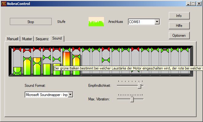 NobraControl 2.4 - AudioControl NobraControl 2.0 Modul zur soundgekoppelten Vibratorsteuerung